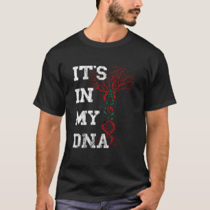 Marokko Dna Boom Marokkaanse Wortels Moleculen Mar T-shirt