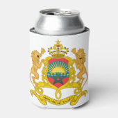 marokko embleem blikjeskoeler (Blikje Voorkant)
