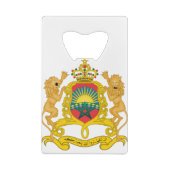 marokko embleem creditkaart flessenopener (Achterkant)