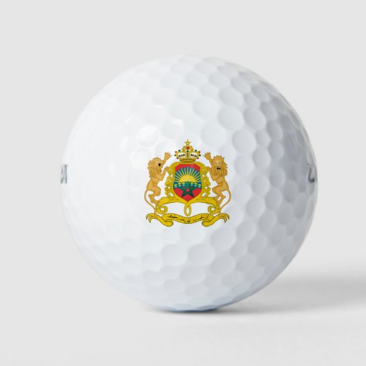 marokko embleem golfballen (Voorkant)