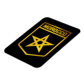 Marokko Emblem Magneet (Linkerzijde)