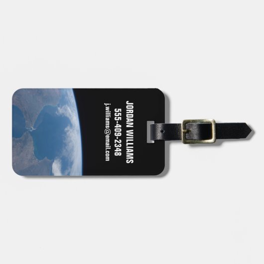 Marokko en Spanje. Bagagelabel (Voorkant horizontaal)