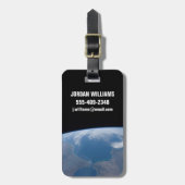 Marokko en Spanje. Bagagelabel (Voorkant verticaal)