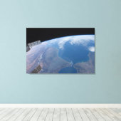 Marokko en Spanje. Canvas Afdruk (Insitu (Houten vloer))