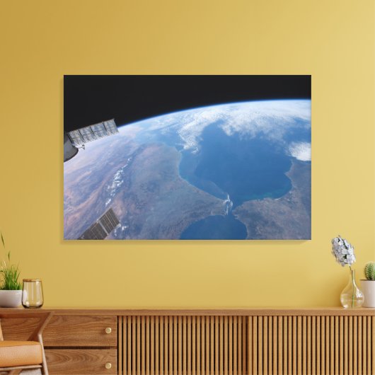 Marokko en Spanje. Canvas Afdruk (Insitu (Woonkamer))