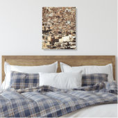 Marokko, Fes, uitzicht van de lucht van het Citysc Canvas Afdruk (Insitu (Slaapkamer))