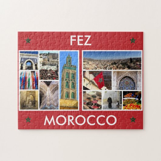marokko fez scènes legpuzzel (Horizontaal)