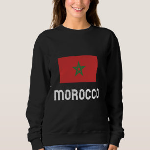 Marokko Flag Pride Marokkaanse roots Noord-Afrika Trui