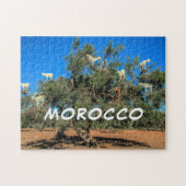 Marokko Funny Goats in Trees Foto Legpuzzel (Horizontaal)
