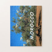 Marokko Funny Goats in Trees Foto Legpuzzel (Verticaal)
