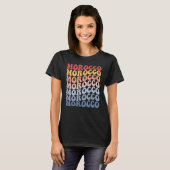 Marokko Groovy Retro Marokkaans T-shirt (Voorkant volledig)