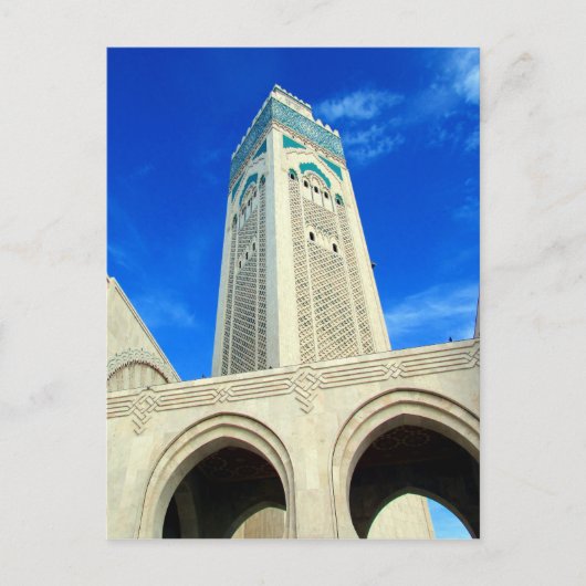 marokko hassan minaret briefkaart (Voorkant)