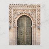 Marokko Hassan Toren Traditionele Door Rabat Briefkaart (Voorkant)