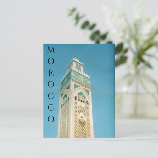 marokko hassan tower briefkaart (Staand voorkant)