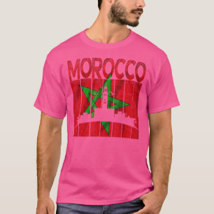 Marokko I Love Marokko Map Marokko Soccer T-shirt