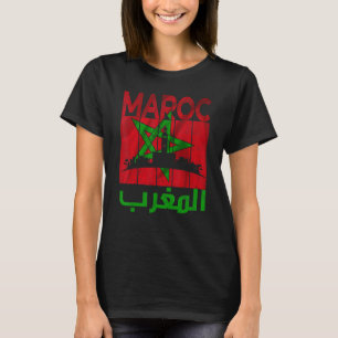 Marokko I Love Marokko Map Marokko Soccer T-shirt