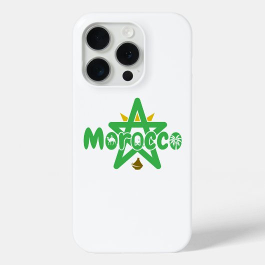 Marokko is een deur naar de geschiedenis, een slog Case-Mate iPhone case (Achterkant)