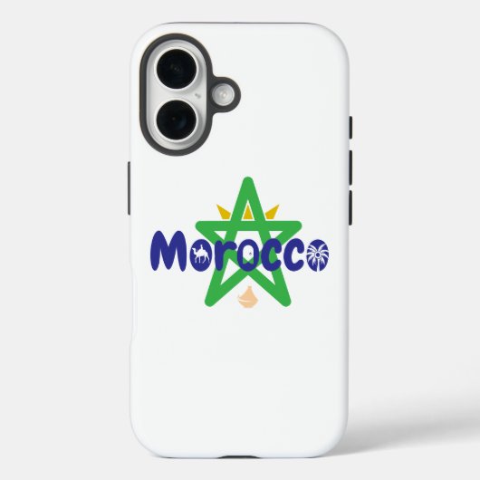 Marokko is een deur naar de geschiedenis, een slog Case-Mate iPhone case (Achterkant)