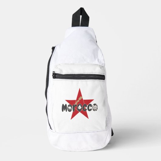 Marokko is erfgoed dat je met trots draagt sling bag (Voorkant)