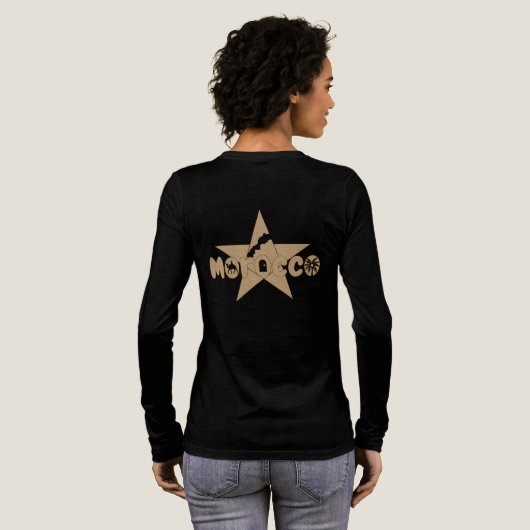 Marokko is meer dan een land; het is onze trots Tri-Blend shirt (Achterkant)