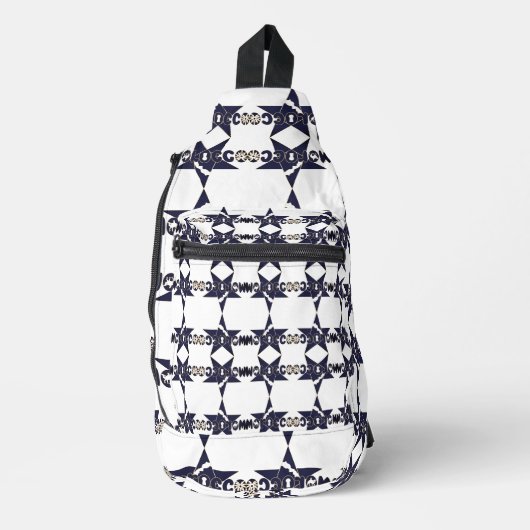 Marokko is thuis, geschiedenis en hart sling bag (Voorkant)