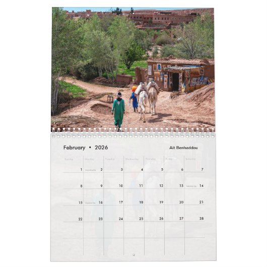 Marokko kalender (Feb 2026)