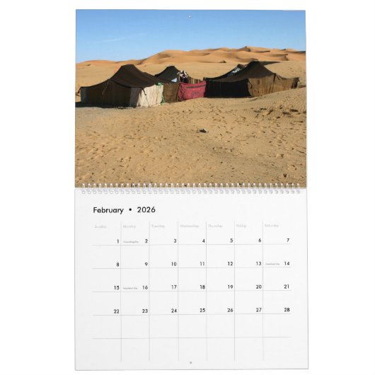 Marokko Kalender (Feb 2026)