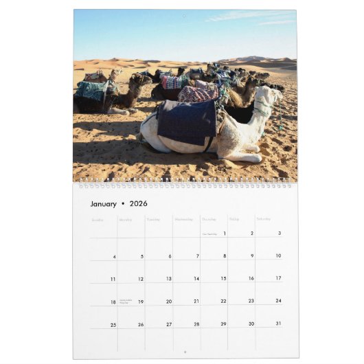 Marokko Kalender (Jan 2026)