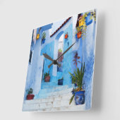 Marokko keramische klokkast vierkante klok (Hoek)