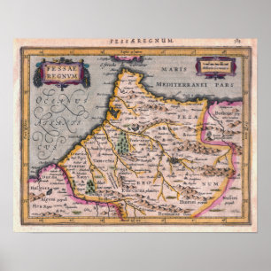 Marokko - Koninkrijk Fez - Poster