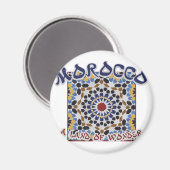 marokko land van verwondering magneet (Voorkant / Achterkant)