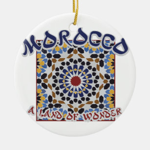 Marokko Land Wonder Keramisch Ornament