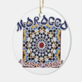 Marokko Land Wonder Keramisch Ornament (Links)