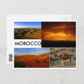 Marokko Landschap 2 Briefkaart (Voorkant / Achterkant)