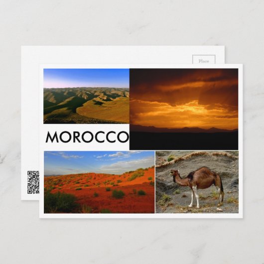 Marokko Landschap 2 Briefkaart (Voorkant / Achterkant)