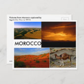 Marokko Landschap Briefkaart (Voorkant / Achterkant)