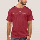 Marokko Leeuw Voetbal Fan Fun T-Shirt (Voorkant)