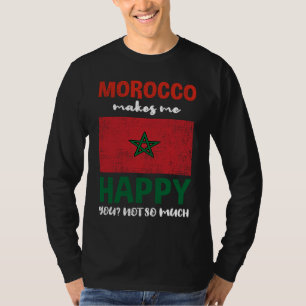 Marokko maakt me blij jij niet zozeer Vintage T-shirt