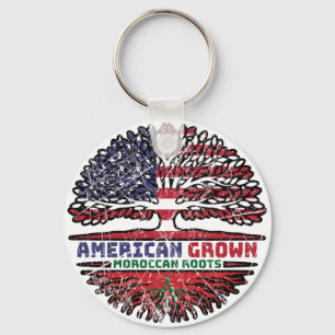 Marokko Marokkaans Amerikaans-Amerikaans Amerikaan Sleutelhanger