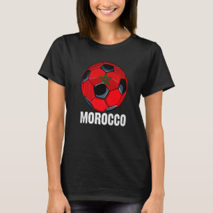 Marokko Marokkaans Football voor de slakkenjacht T-shirt