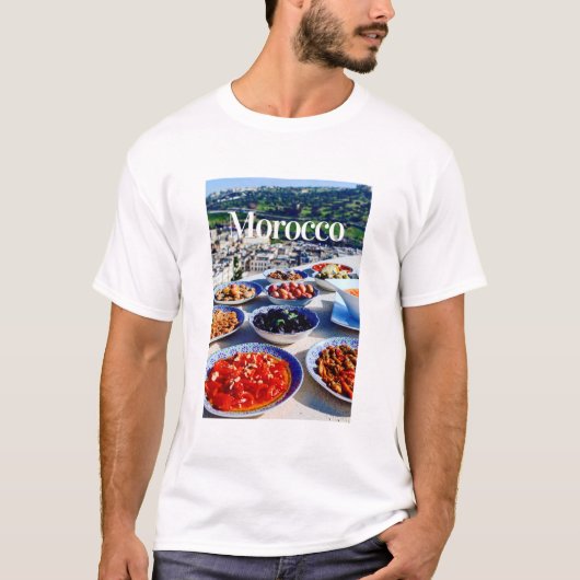 Marokko | Marokkaans | Marokkaans voedsel | Visre T-shirt (Voorkant)