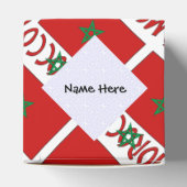 Marokko Marokkaanse vlag betegeld gepersonaliseerd Bedankdoosjes (Bovenkant)