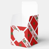 Marokko Marokkaanse vlag betegeld gepersonaliseerd Bedankdoosjes (Geopend)