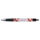 Marokko Marokkaanse Vlag Getegeld Rood Gepersonali Pen (Voorkant)