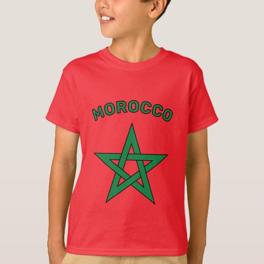 Marokko - Marokkaanse Vlag Mannen T-shirt (Voorkant)