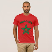 Marokko - Marokkaanse Vlag Mannen T-shirt (Voorkant volledig)