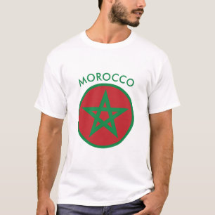 Marokko - Marokkaanse vlag T-Shirt. T-shirt