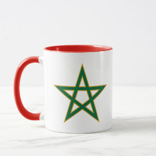 Marokko Marokkaanse Vlag Voetbal Liefhebber Mok