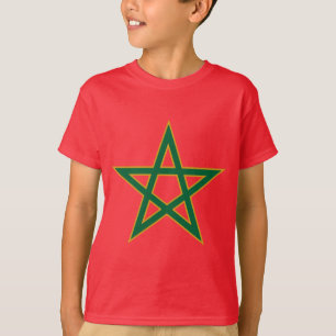 Marokko Marokkaanse Vlag Voetbal Liefhebber T-shirt