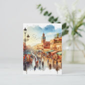 Marokko Marrakesh Medina Briefkaart (Staand voorkant)
